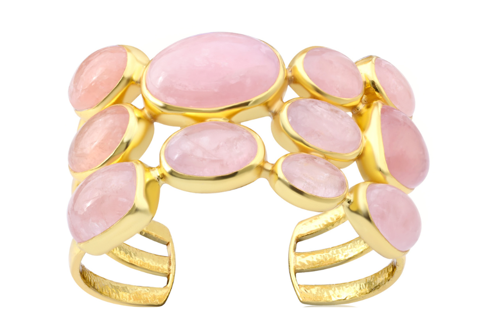 Kelly Morganite Cuff Bracelet