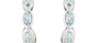 Mykonos Blue Topaz Silver Hoop Earrings