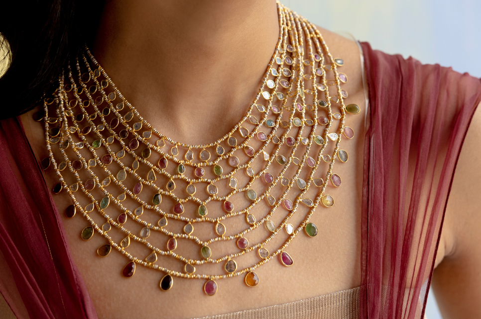 Diamond sales nefertiti necklace