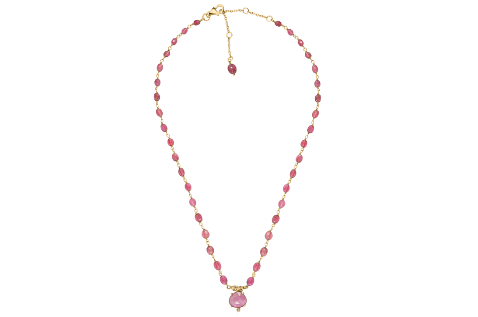 Neve Tourmaline & Diamond Necklace