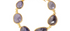 Pebble Iolite Bracelet
