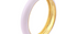 Pia Pink Enamel & Diamond Ring