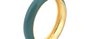 Pia Teal Enamel & Diamond Ring