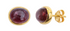 Pink Tourmaline Stud Earrings