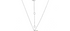 Polka Dot Blue Topaz & Peridot Silver Necklace