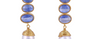 Poppy Kyanite Triple Drop & Pearl Earrings