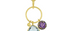 Rana Amethyst, Iolite & Tanzanite Pendant