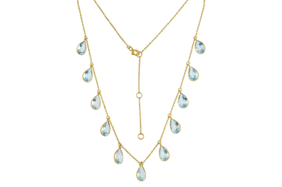 Rosie Blue Topaz Necklace