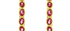 Santorini Pink Topaz Hoop Earrings