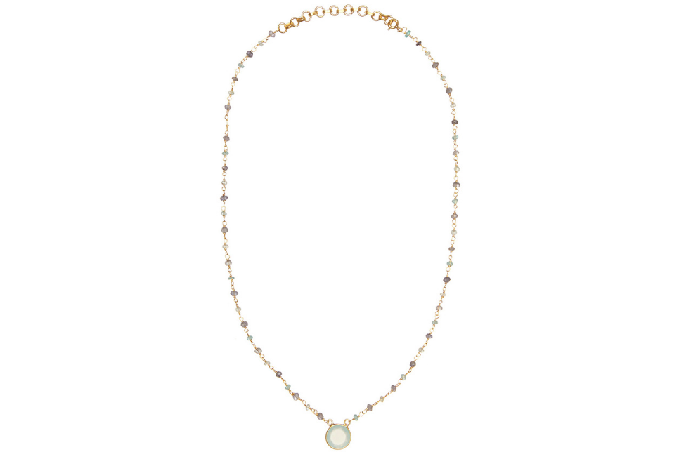 Sara Chalcedony Pendant Necklace