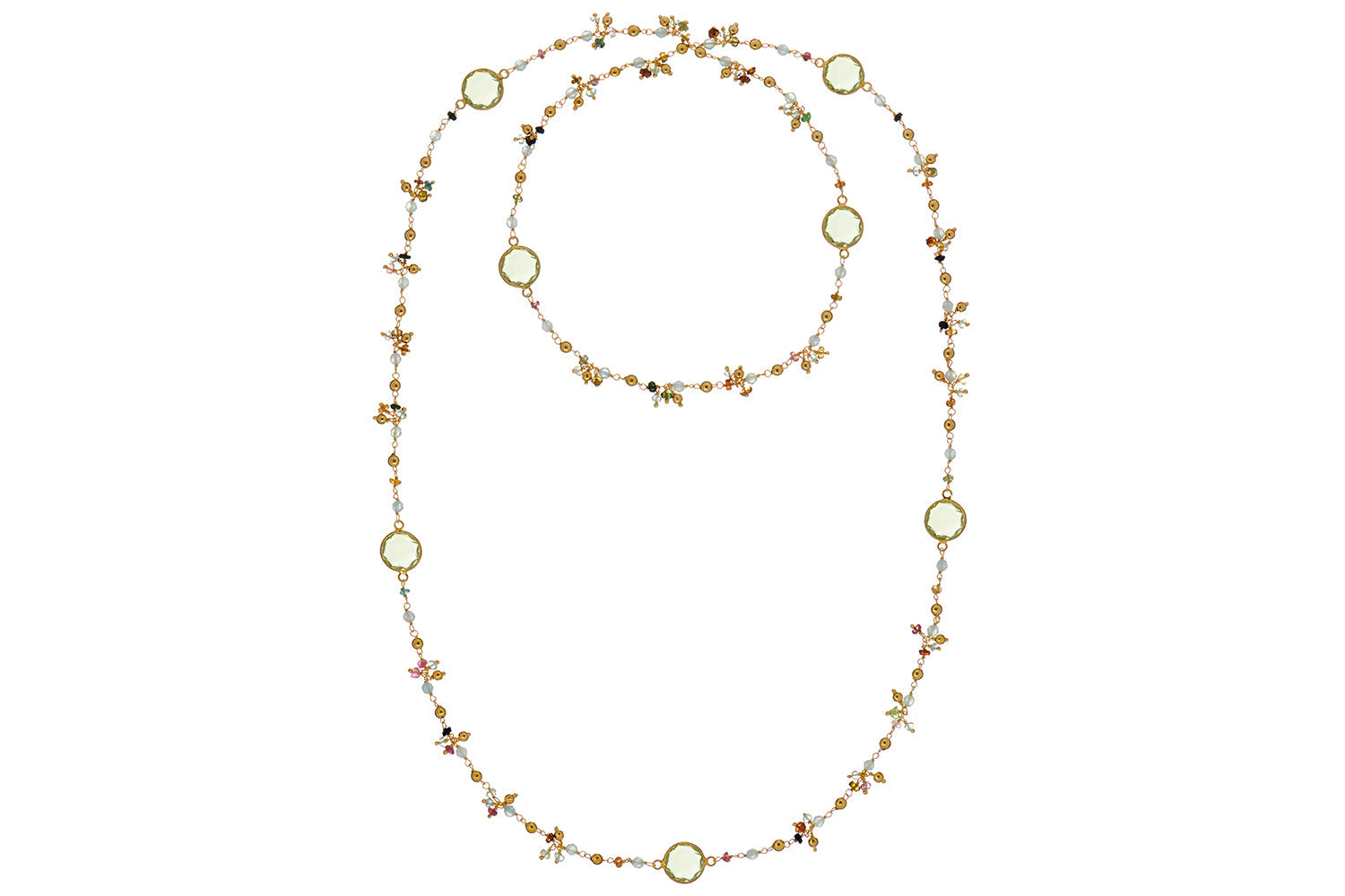 Sara Long Beaded Tourmaline Necklace
