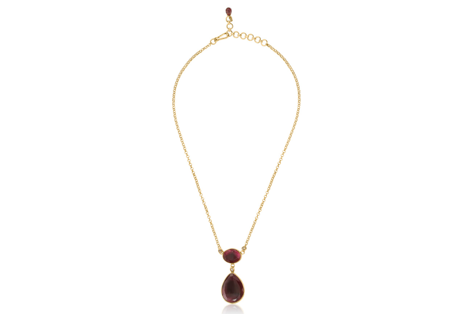 Shay Pink Tourmaline & Diamond Necklace