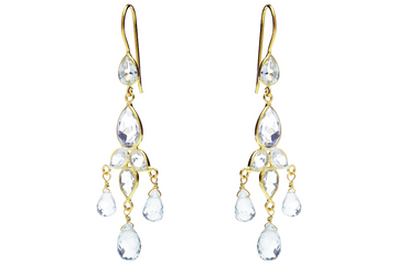 Sheba Green Amethyst Earrings