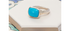 Sleeping Beauty Turquoise Silver Ring