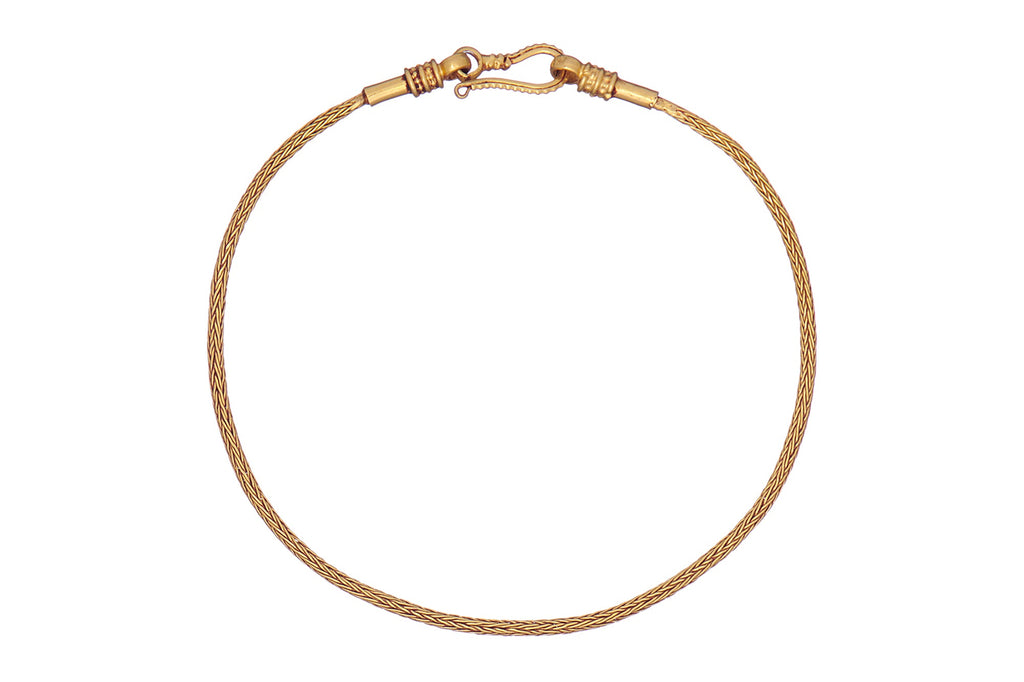 Slim Snake Chain Fine Gold Bracelet