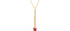 Grey Diamond & Spinel Tassel Necklace