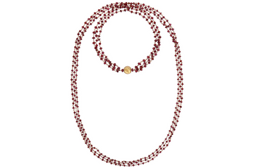 Spinel Three Line Necklace