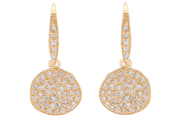Starry Night Fine Gold & Diamond Earrings
