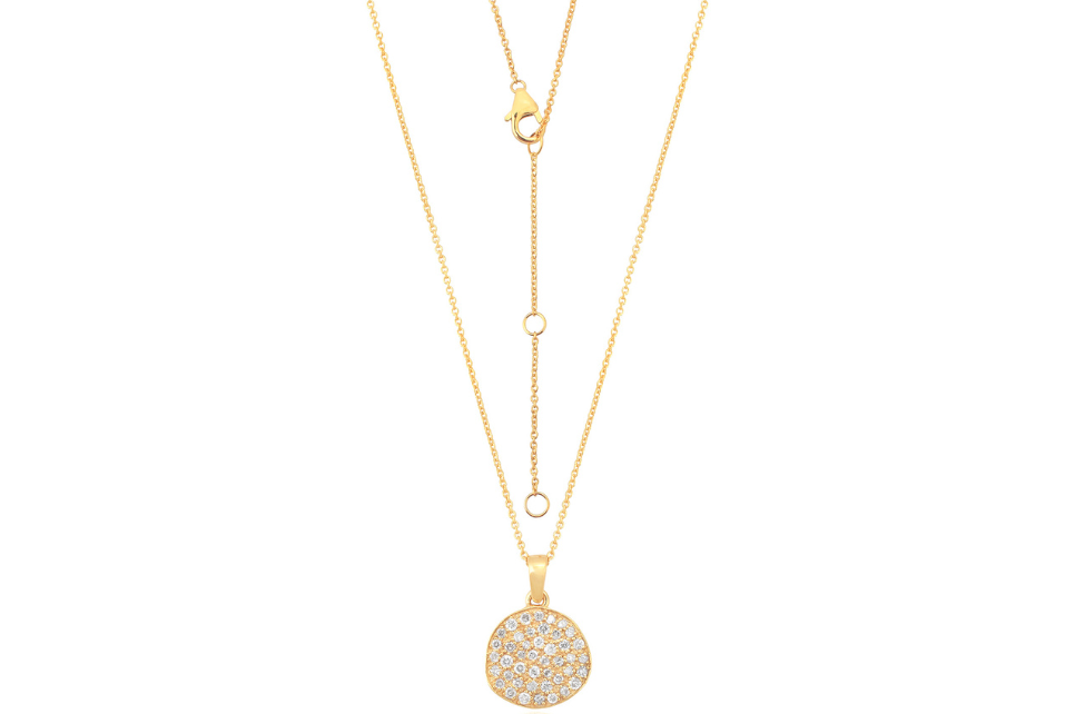 Starry Night Fine Gold & Diamond Pendant Necklace