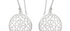 Sterling Silver Mandala Earrings