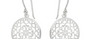 Sterling Silver Mandala Earrings