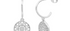 Talisman Silver Hoops