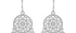 Talisman Silver Sprinkle Earrings
