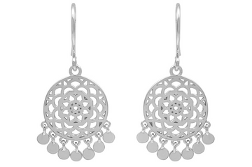 Talisman Silver Sprinkle Earrings