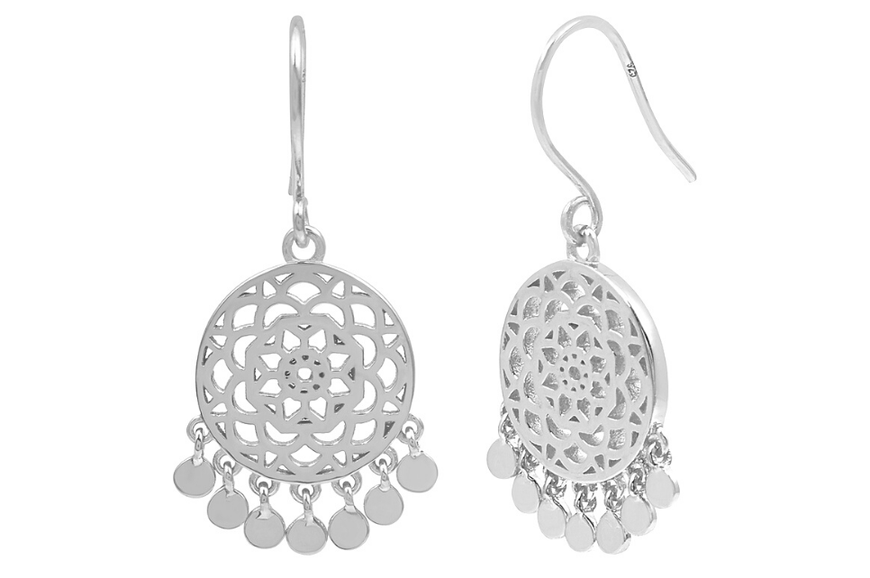 Talisman Silver Sprinkle Earrings