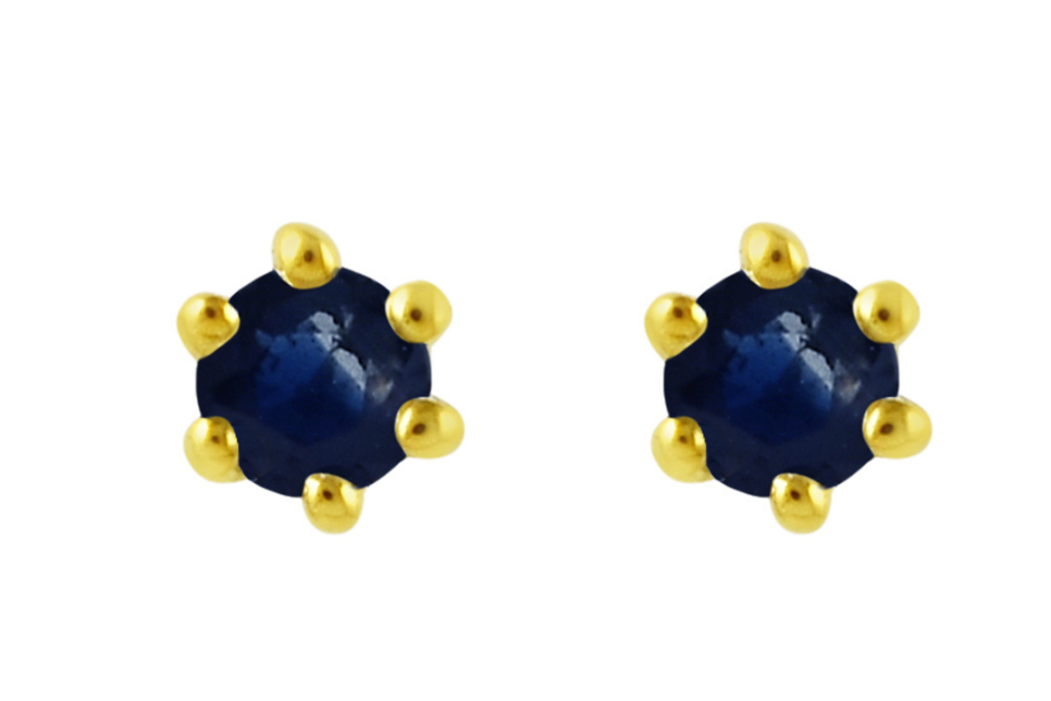 Teeny Sapphire Stud Earrings