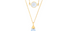 Thalia Blue Topaz Pendant Necklace