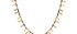Tourmaline Leaf Charm Necklace