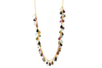 Valentina Tourmaline Beaded Necklace