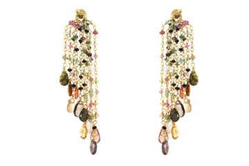 Waterfall Tourmaline Earrings