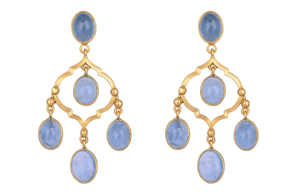 Zara Aquamarine Earrings Aquamarine Earrings London