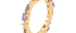 Zoe Amethyst, Iolite & Blue Topaz Eternity Ring